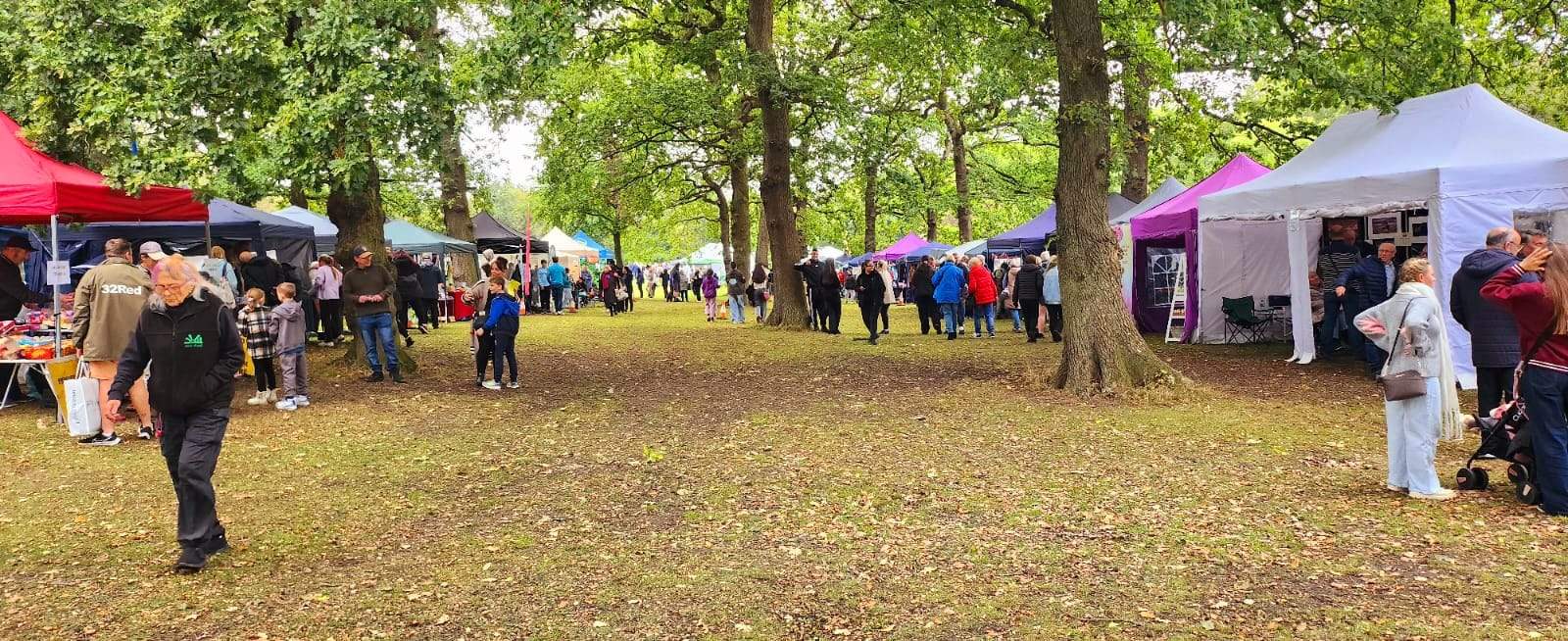A view of the market stalls at the 2025 show